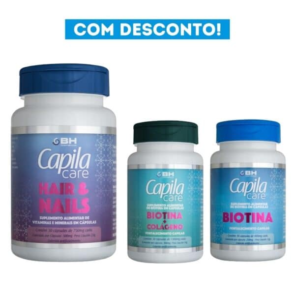 Vitamina Para Cabelo Capila Care A Vitamina Para Queda De Cabelo E Crescimento Capilar